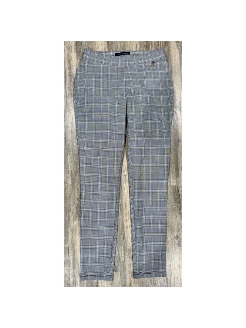 Tommy Hilfiger Gray Plaid Women's Dress Pants